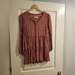 Lucky Brand Tiered Cotton Tunic